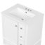 Meuble-lavabo simple autoportant 24 po avec lavabo en céramique, armoire de rangement avec 3 tiroirs et porte-760764130-745314057
