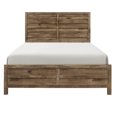 Weathered Pine Queen Bedroom Furniture, Rustic Style Bed, Furniture Option