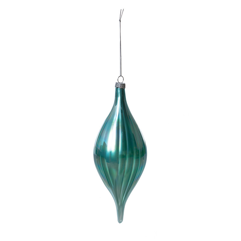 Alpine Sanctuary 8.5'' Handmade Glass Finial Ornament