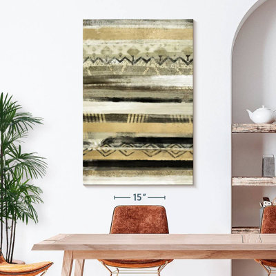 Abstrait africain sur toile