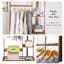 Freestanding Bamboo Clothes Garment Rack