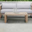 Table basse d'extérieur en bois d'eucalyptus Adasai