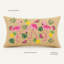 Coussin lombaire d'extérieur avec tissu résistant aux intempéries Flamingo