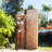 Solar Powered Temperature Controlled Portable Plastic / Acrylic Free Standing Outdoor Shower and Footwash Spout