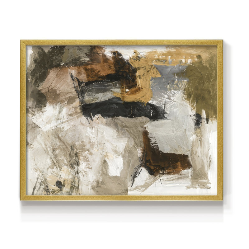 Warm Neutral Medley I -Framed Print - Restickable