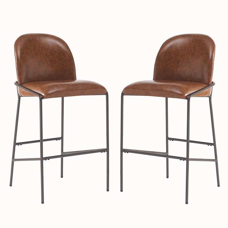 Ensemble de 2 tabourets de bar Galen