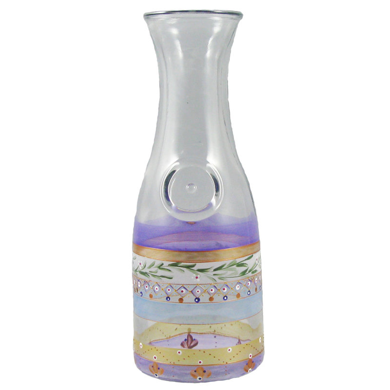 Carafe en verre Mosaic Garland, Mauve