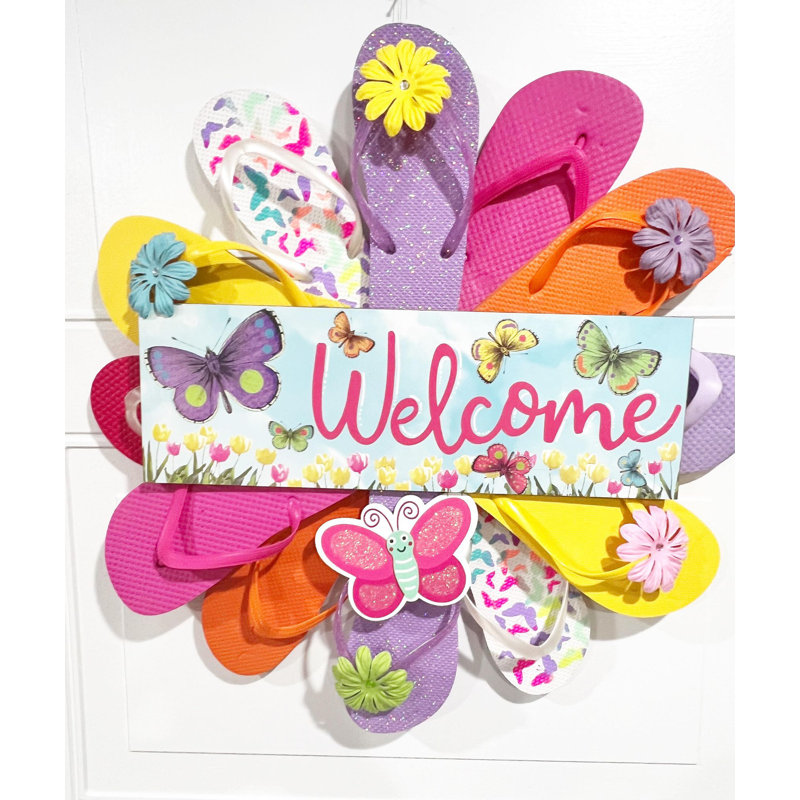 Couronne papillon maison