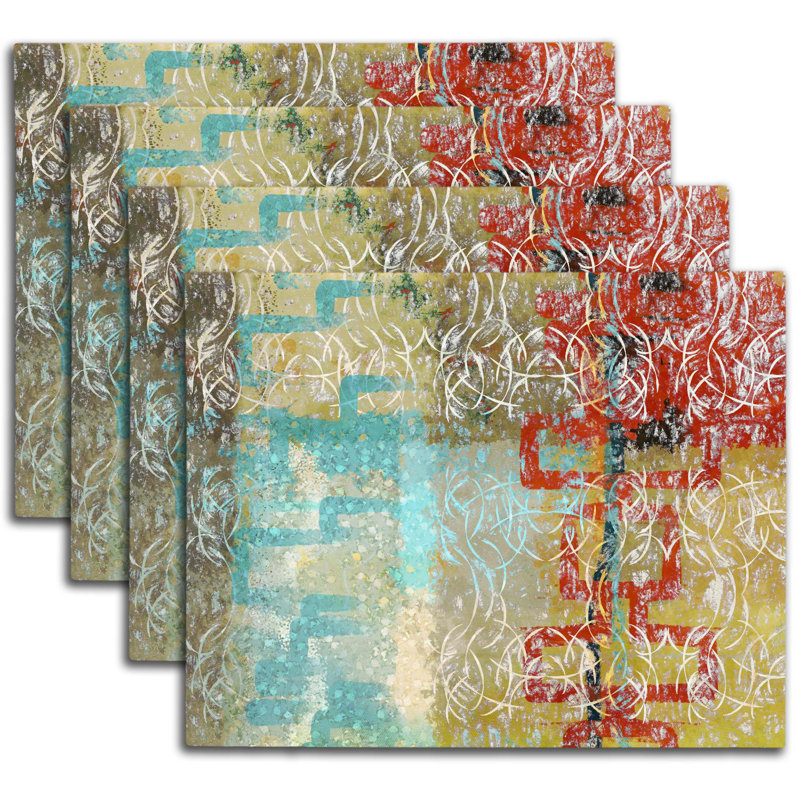 Napperon abstrait en polyester