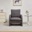 Chaise d'appoint rembourrée en sherpa moderne, fauteuil de salon robuste et ergonomique, chaise longue confortable pour la chambre à coucher, le bureau, la lecture, les petits espaces, la chaise d'appoint élégante en molleton Sherpa avec dossier haut-763795723