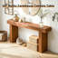 Console rustique en bois naturel au design minimaliste