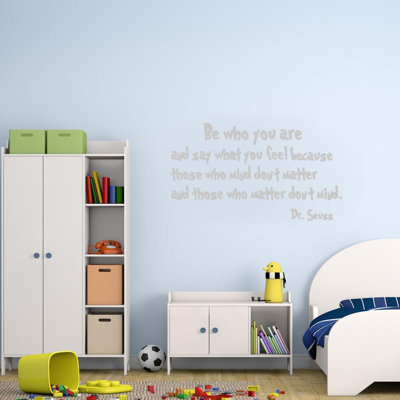 Adhésif décoratif dr. seuss quote be ça que vous êtes.