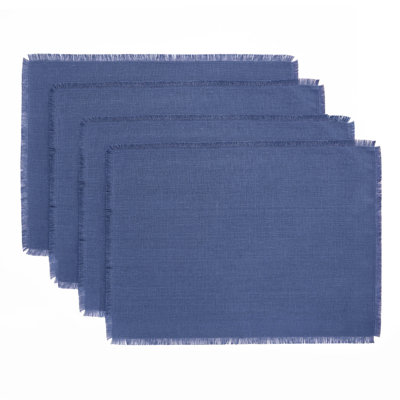 Fringe - 100% Pure Linen Placemats