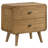 Winston Light Ash 2-Drawer Nightstand Bedside Table