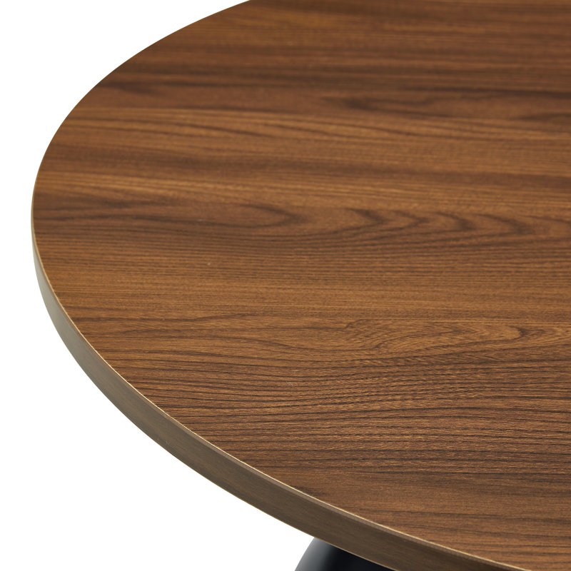 Living Room Table Set, Brown/Black