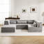 Upholstered 77.54 " Fabric Sectional