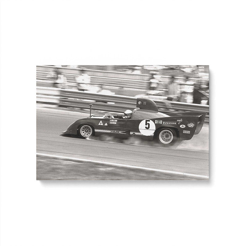 Lyell -Vintage Speed Blur Wrapped Canvas Print Canvas, 20" H x 30" W, Stretched Canvas