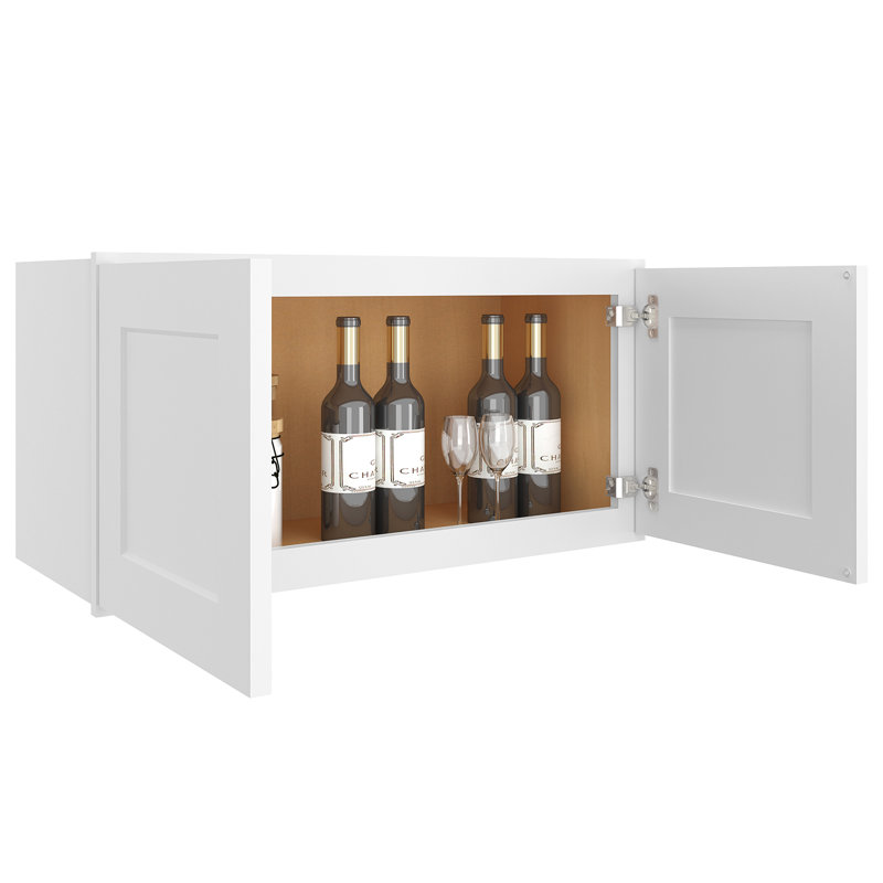 Armoire murale standard Shaker de gris Shaker de l 30 po x P 12 po x H 15 po Homeibro Cozy Design, Shaker pierre grise