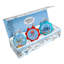 3'' Handmade Glass Holiday Shaped Ornament