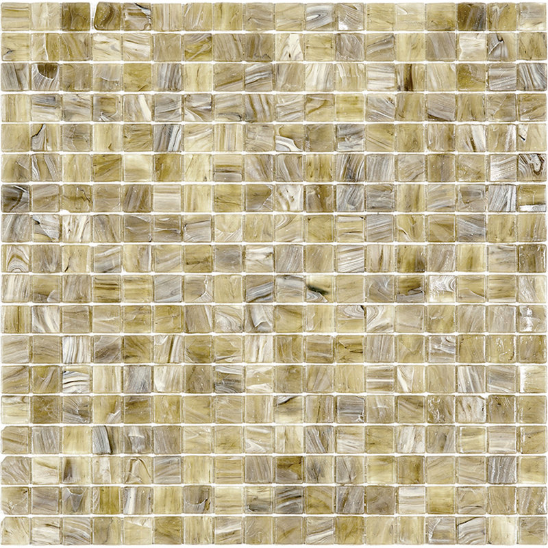 Carreau de mosaïque pour mur et plancher en verre 0,6 po x 0,6 po Skosh