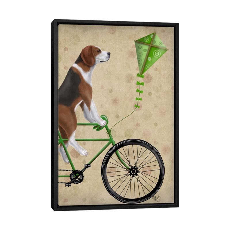 Impression sur toile tendue Fab Funky, Toile avec cadre noir, H 26 po x l 18 po x P 1,5 po, Pas de tapis