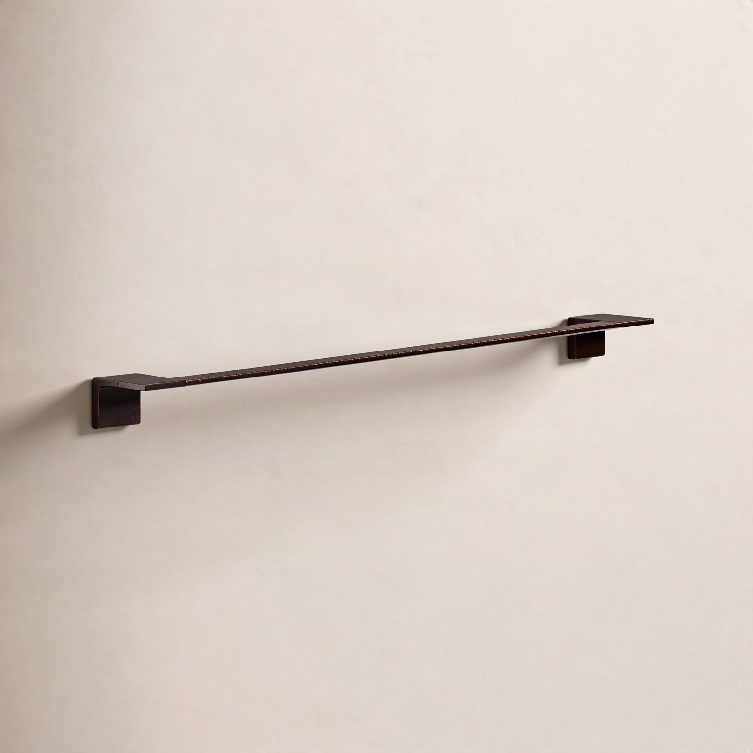 Vero 24" Wall-Mounted Towel Bar, Venetian Bronze