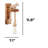 Wooden Body Rope Wall Sconce