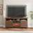 63" Fireplace TV Stand, Entertainment Center with Electric Fireplace & Cabinet Doors-1852188010