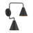 Emilyne 2-Light Adjustable Wall Sconce in Black-1102416266