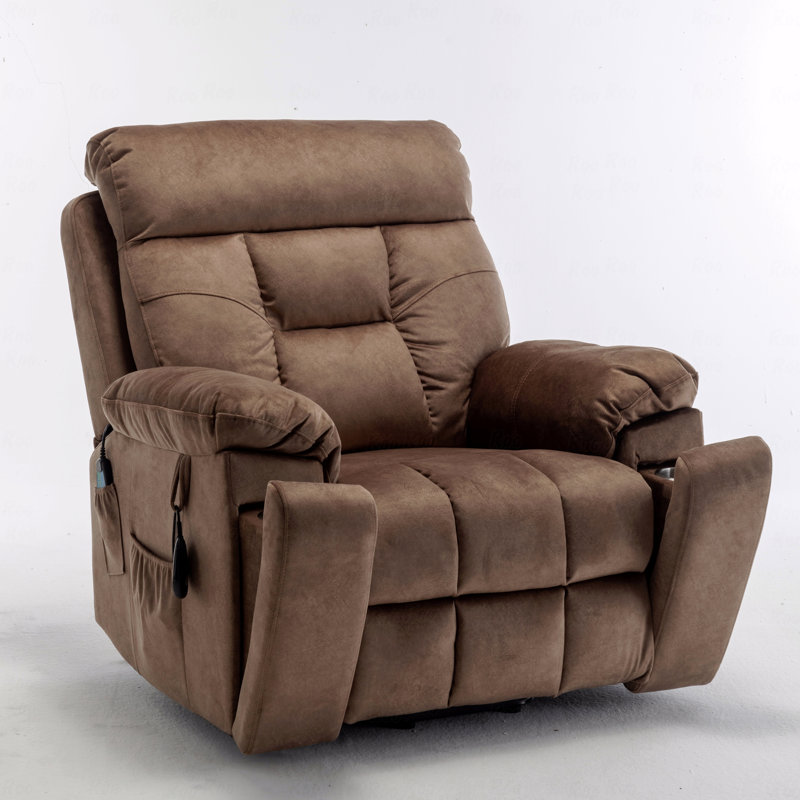 Fauteuil inclinable électrique inclinable électrique, Brun