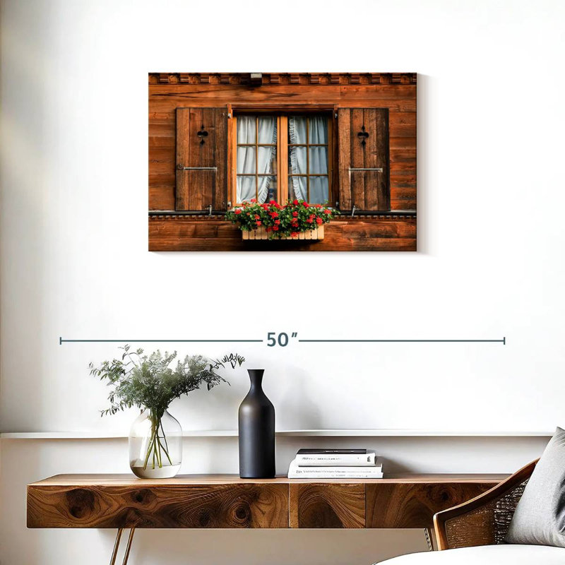 Lilie House Window, 20" H x 30" W