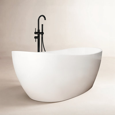 Tidal 60" Freestanding Acrylic Soaking Tub
