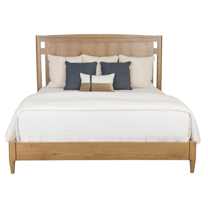 Maxwell Panel Headboard Design Bed, King, Sunlit Oak