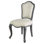 Dijon Fabric Side Chair in Ivory