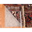 Tapis rouge en laine nouée à la main 10 pi 8 po x 12 pi 8 po Heriz