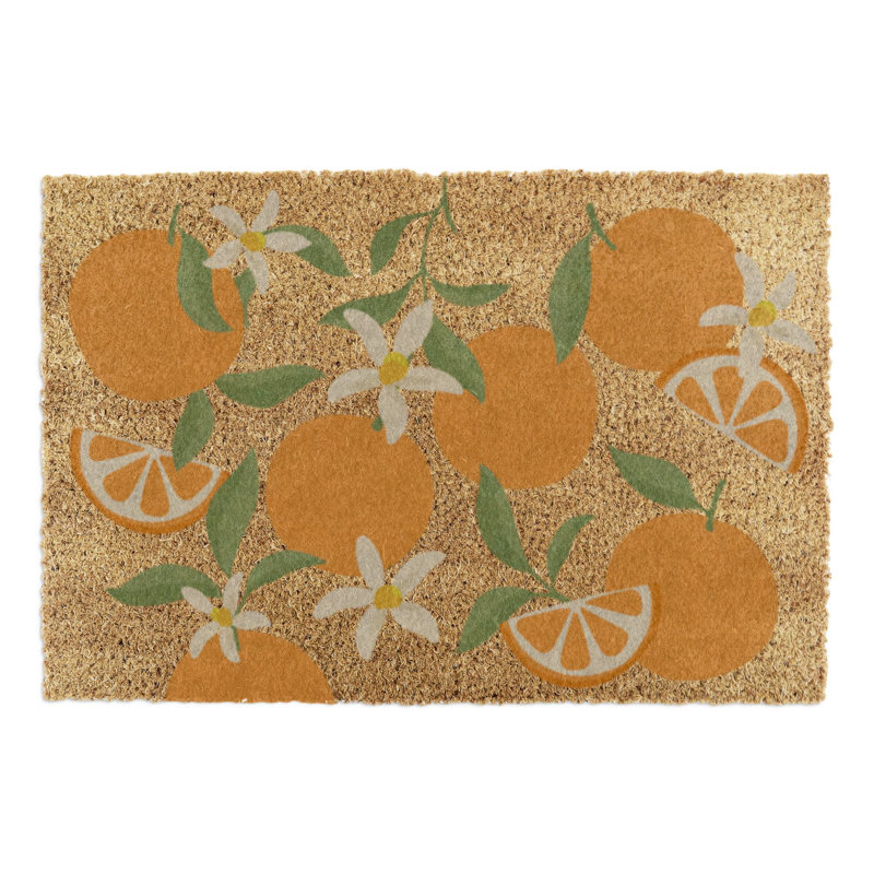 Pattern Coir Doormat, 60cm W x 90cm L