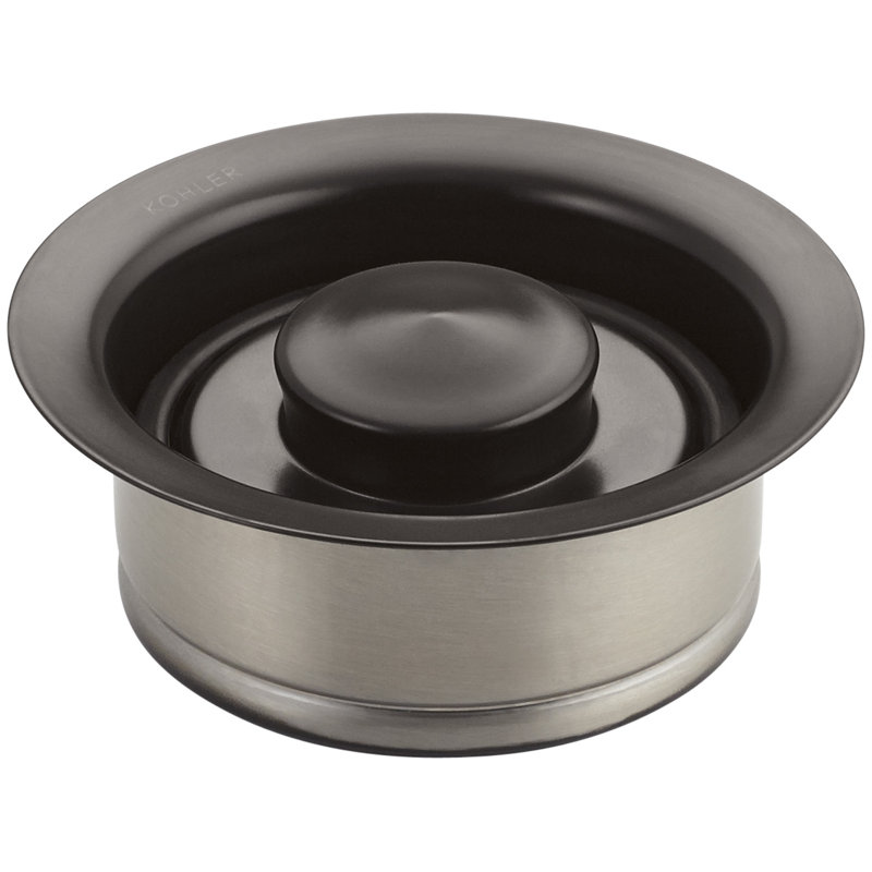Kitchen Sink Garbage Disposal Flange with Stopper, Fits Standard Disposal Units, Oil Rubbed Bronze