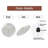 Angel-Wing-Clock-Face Art - 12'' Modern Glass Wall Clock