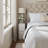 Set of 2 Annice Solid Wood Core Leather Upholstered Nightstands, Fully Assembled