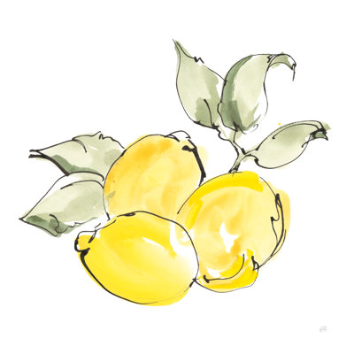 Lemons II by Chris Paschke - 1 Piece Wrapped Canvas Painting