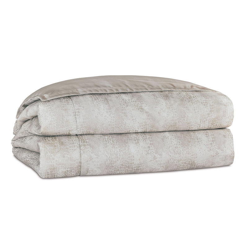 Elise Jacquard Duvet Cover, Super Queen Duvet Cover