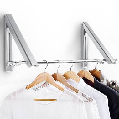 Rebrilliant Metal Foldable Wall-Mounted Drying Rack & Reviews