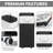 2-Pack Laundry Hamper With Wheels And Removable Wash Bags, Large Capacity Collapsible Laundry Basket With Sturdy Metal Frame, Tall Laundry Organizer For Home Dorm-834012115