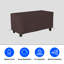 Couvercle de coffre rectangulaire robuste et imperméable pour repose-pieds-609149662-608046251