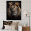 «Mohni Animal Angry Lion», reproduction sur toile-869847688-869847699