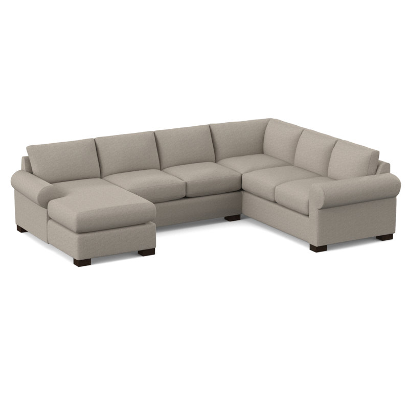 140" Wide Right Hand Facing Corner Sectional, Static Harmony