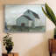 «Barn at Sunset I», peinture sur toile à cadre flottant-94372924-94372929