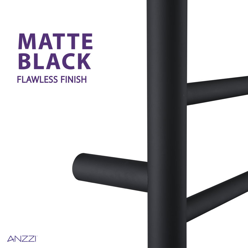 Matte Black Stainless Steel Wall Mounted Towel Warmer