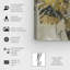 Jungle Tree Mirage Gold Botanicals - peinture sur toile-53761900-53761901