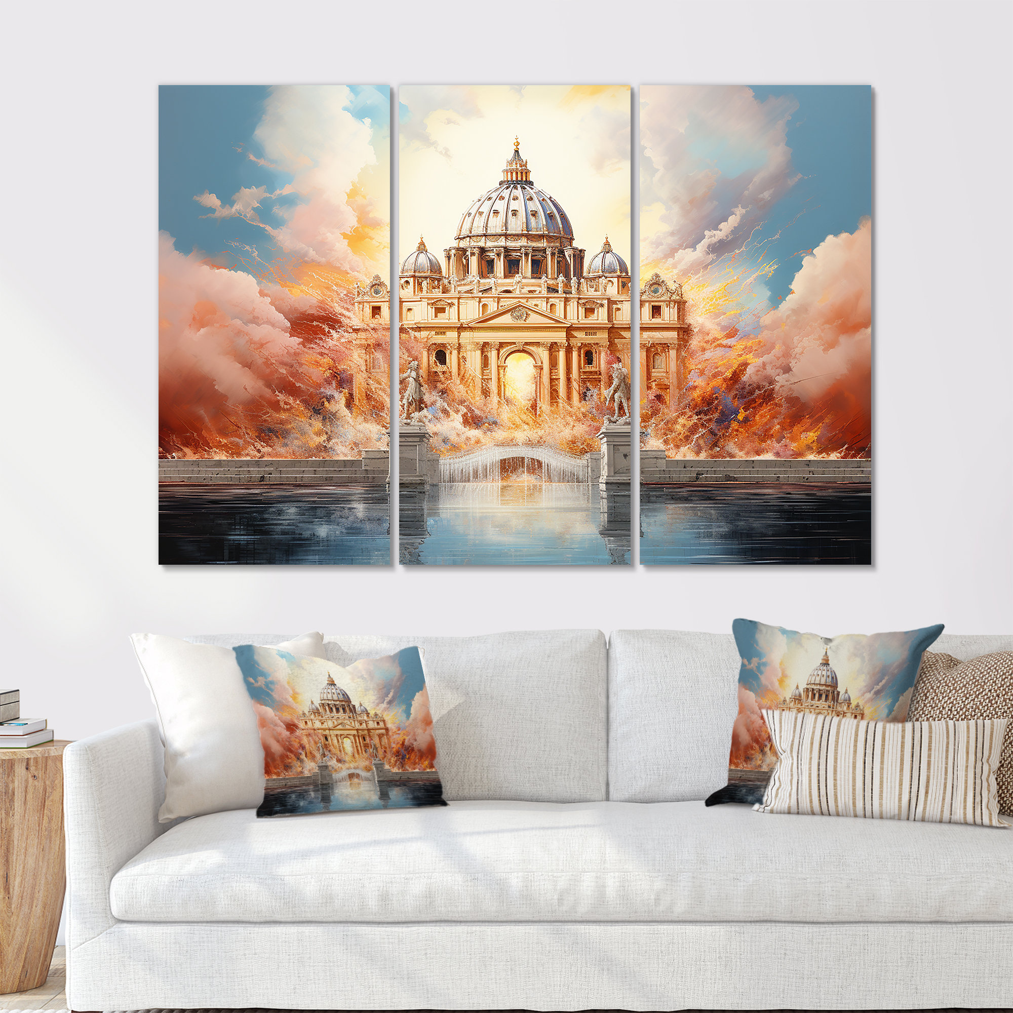 Lark Manor St. Peters Portal Pearly Gates - Christianity Wall Art Print ...